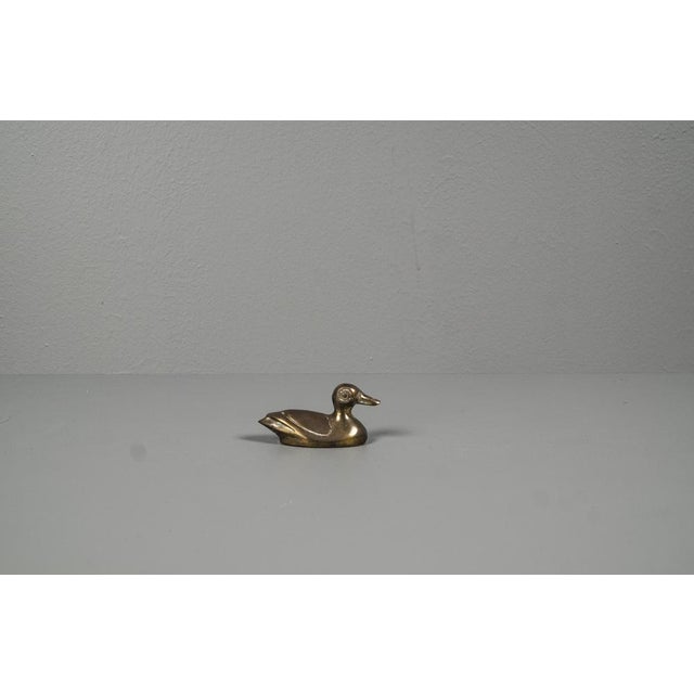 Small Brass Duck Hand Charm For Sale - Image 3 of 10