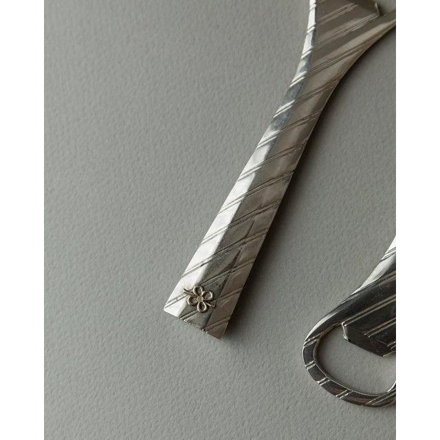 Vintage Silver-Plated Bottle Openers, Set of 2 For Sale - Image 3 of 11
