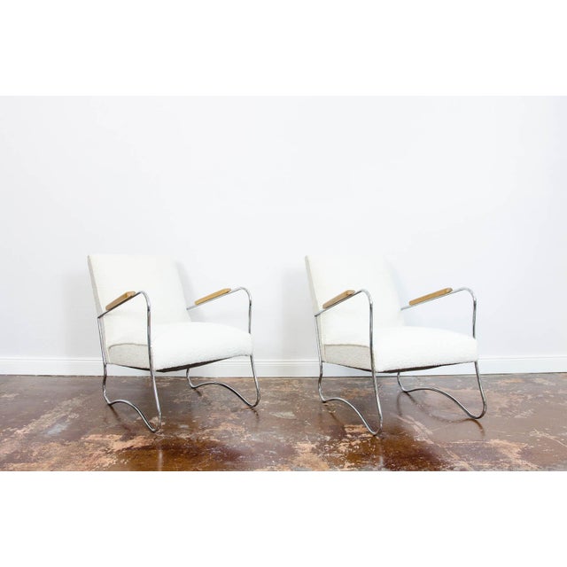 Bauhaus Armchairs by Wschod, Poland, 1950s, Set of 2 For Sale - Image 9 of 18