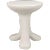 NOIR Laramy Side Table, White Fiber Cement For Sale