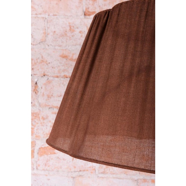 Czech Art Deco Floor Lamp in Walnut, 1920s For Sale - Image 9 of 12