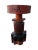 Industrial Wood Foundry Pattern Mold for Shear Pin Hub – Sculptural Architectural Artifact For Sale