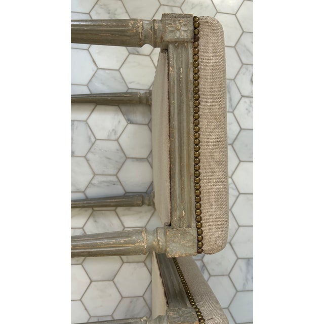 Late 20th Century Louis Style Upholstered Benches, 2 Pieces For Sale - Image 15 of 15