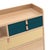 Petrol Blue Drawers Gaston Floating Writing Desk in Natural Oak by Harto For Sale - Image 4 of 5