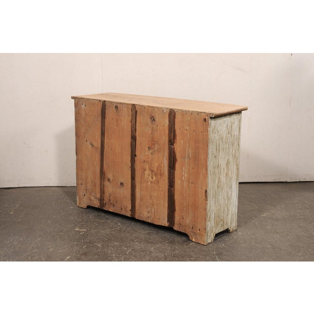 Wood Swedish 19th Century Buffet W/ Softly Bowed Front For Sale - Image 7 of 12