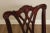 Thomasville Chippendale Style Carved Mahogany Dining Chairs - Set of 8 For Sale - Image 9 of 13