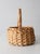 Vintage Wicker Gathering Basket For Sale - Image 4 of 12