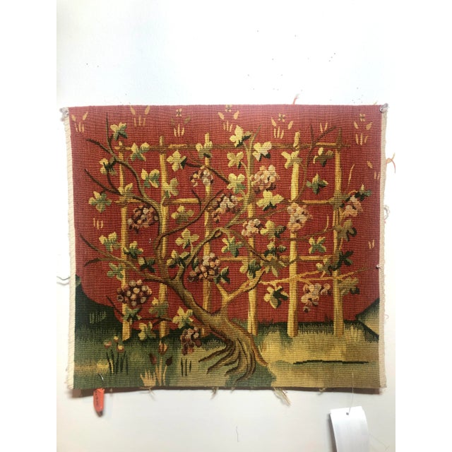 Recreated Handwoven Wool Tapestry Fragment Featuring the Tree of Life For Sale In Dallas - Image 6 of 6