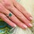 Natural Emerald Diamond Ring Size 6.5 14k W Gold 1.7 TCW Certified $4,975 217846 Nothing says, “I Love you” more than...