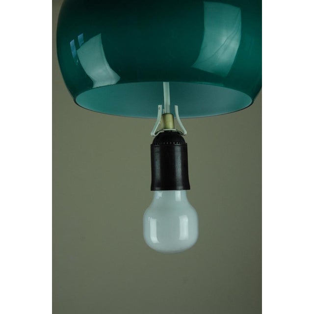 Glass Onion Pendant Lamp by Helge Zimdal for Falkenbergs Lighting, 1960s For Sale - Image 13 of 14