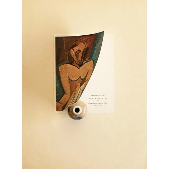 Mid-Century Modern 1940s After Pablo Picasso "Nude With a Towel", First Edition Period Swiss Lithograph For Sale - Image 3 of 8