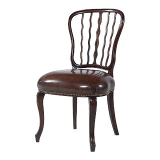 George III Hepplewhite Style Mahogany Dining Side Chair For Sale