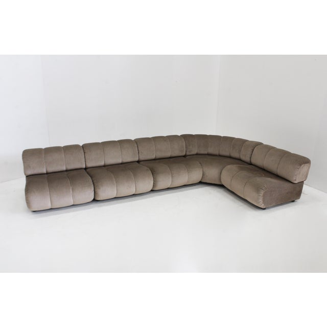 Vintage Italian Modular Sofa by Giuseppe Munari, Italy, 1970s, Set of 5 For Sale - Image 15 of 15