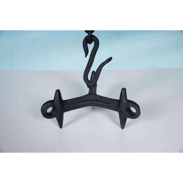 Brutalist Candlestick in Metal For Sale - Image 6 of 8