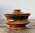 Vintage Original Turned Wood Lidded Bowl For Sale - Image 10 of 12