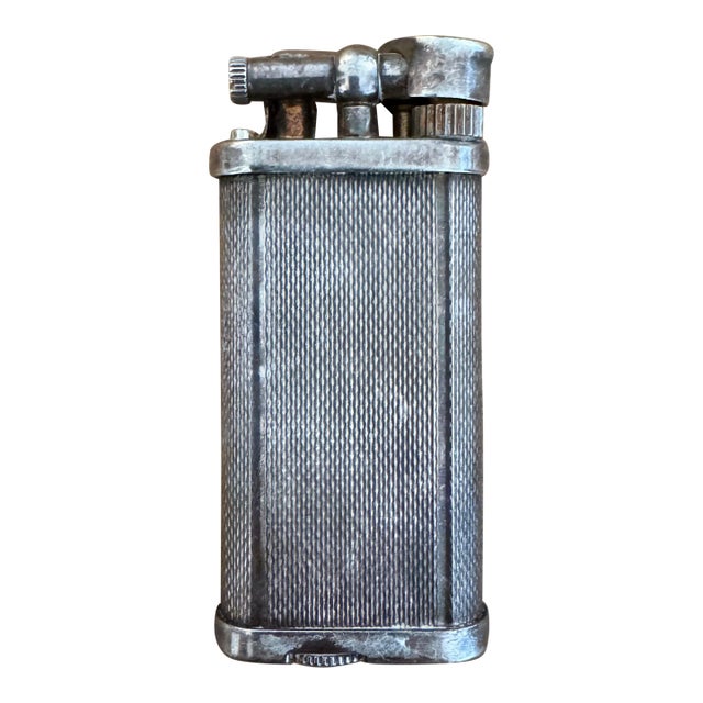 Vintage Silver Decorative Lighter For Sale