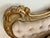 Early 20th Century Vintage Italian Carved Painted Bed Frame Tufted Headboard Footboard Rails For Sale - Image 5 of 17