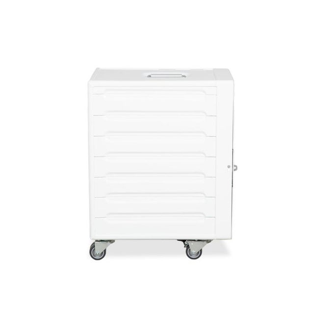 White Aircraft Trolleys with Box Containers from Bordbar, Set of 2 For Sale - Image 14 of 17