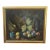 20th Century American School Tabletop Still Life Grapes and Fruits Framed Signed For Sale