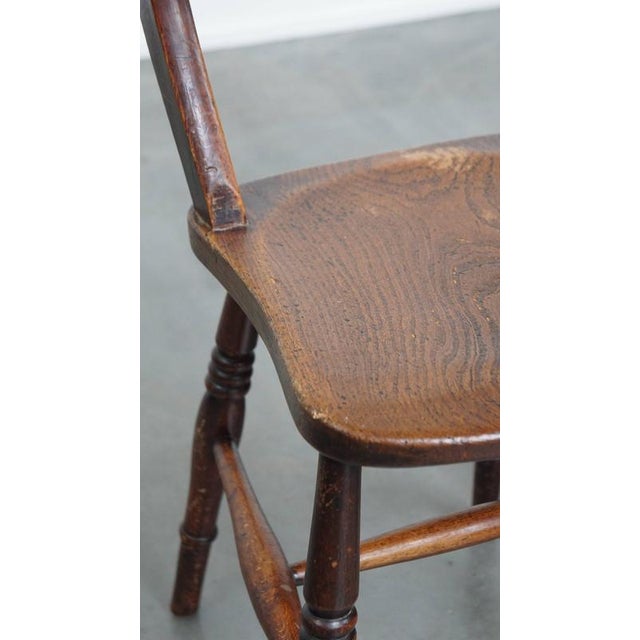 Antique English Chairs with Woodwork, Set of 2 For Sale - Image 9 of 14