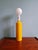 Large Vintage Table Lamp in Yellow Lacquered Metal, 1980s For Sale - Image 6 of 11