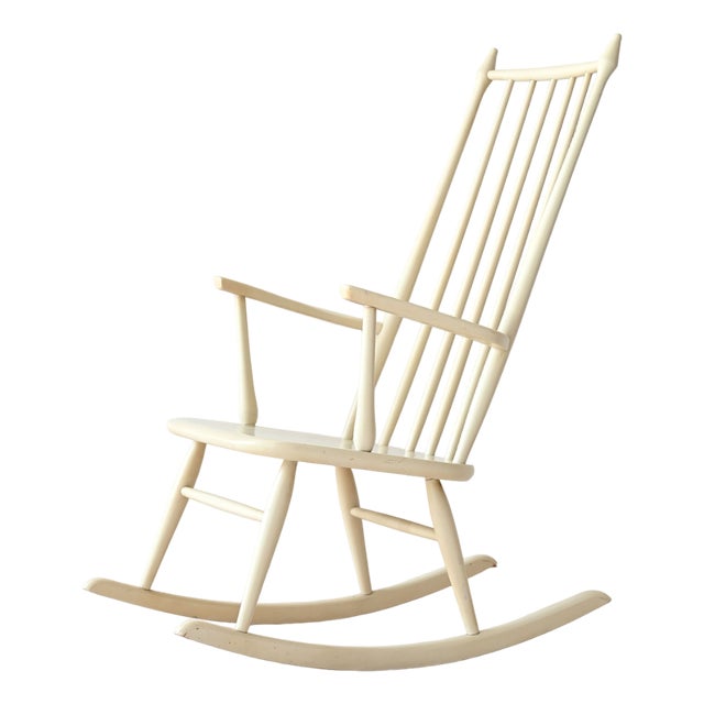 Shabby Rocking Chair, 1960s For Sale