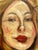Portraiture Portrait of Woman Expressive Original Oil Painting For Sale - Image 3 of 3