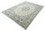 Hand-Knotted Oriental Rug Nain 9la Rug with Silk For Sale - Image 13 of 13
