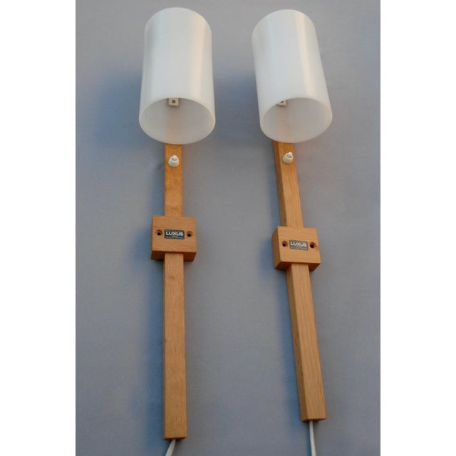 Wall Lights by Uno & Östen Kristiansson for Luxus Vittsjö, Sweden, 1960s, Set of 2 For Sale - Image 6 of 11