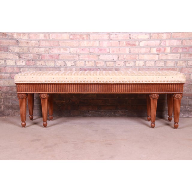 Oscar De La Renta for Century Furniture French Regency Louis XVI Carved