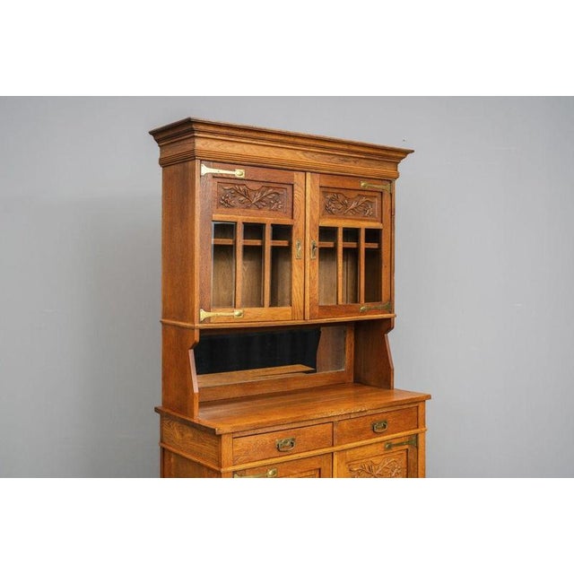 Art Nouveau Sideboard in Oak, Early 20th Century For Sale - Image 5 of 18
