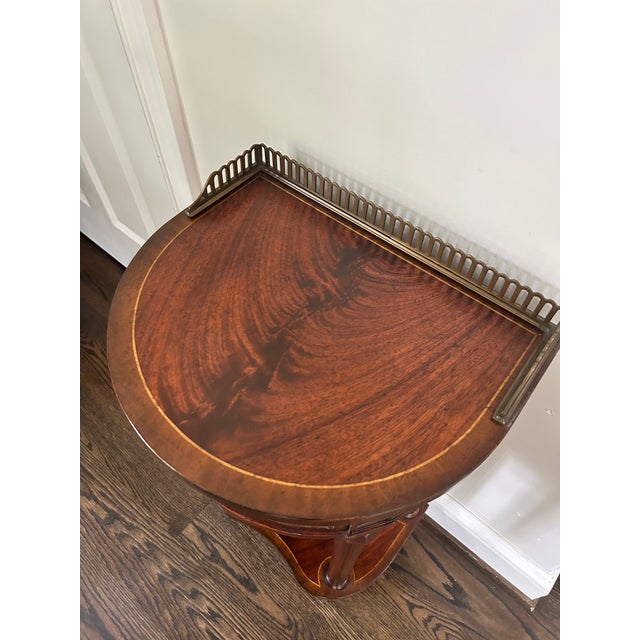 English Jonathan Charles Buckingham Collection Georgian Style Table For Sale - Image 3 of 10