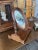 Antique 19th Century Walnut Adjustable Table top Shaving Mirror on Stand. Very nice condition and size/scale. The mirror...
