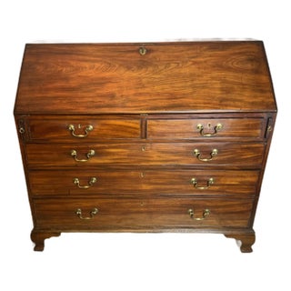 Georgian Slant Front Secretary Desk For Sale