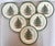 Late 20th Century Spode Christmas Tree Salad Plates - Set of 6 For Sale In Dallas - Image 6 of 8