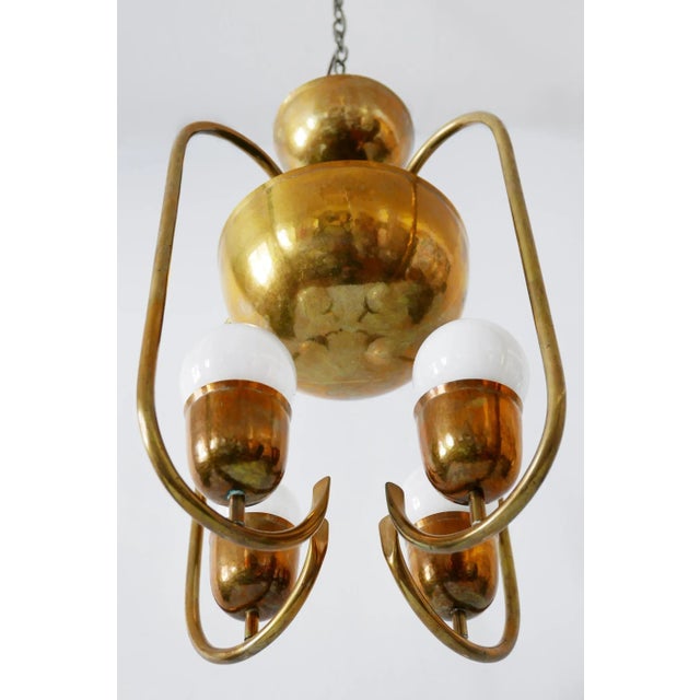 Brass Ceiling Lamp by Hayno Focken for Hayno Focken, 1930s For Sale - Image 18 of 18