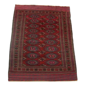 1900s Antique Turkeman Rug