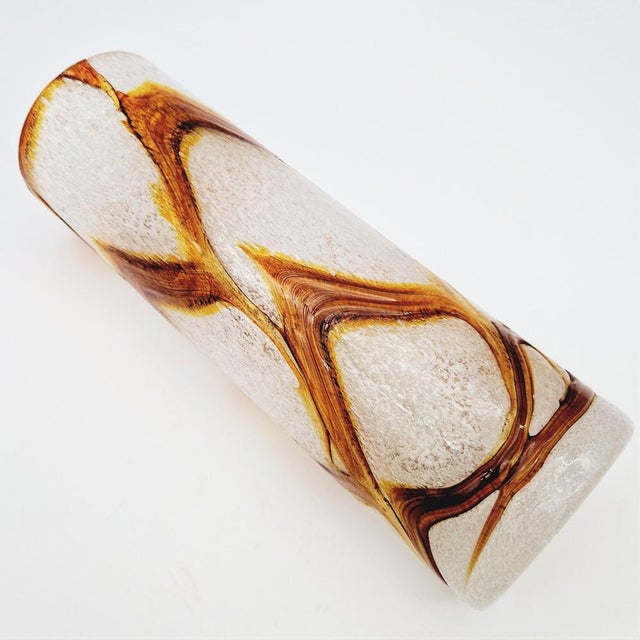 Hand-Blown Foam Glass Vase from Spiegelau, 1960s For Sale - Image 4 of 8