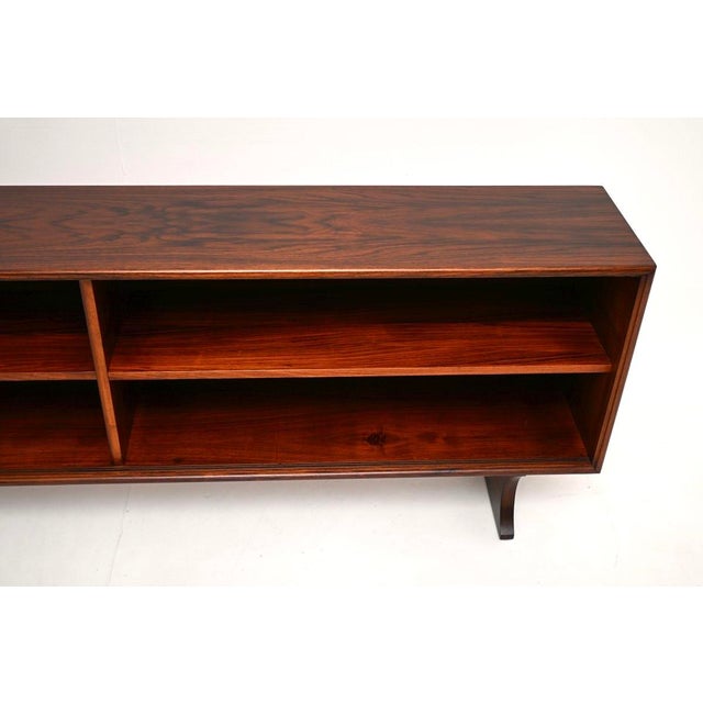 Brown Vintage Danish Open Bookcase by Axel Christensen, 1960 For Sale - Image 8 of 11
