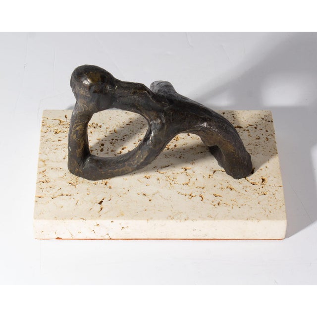 Mid 20th Century Abstract Bronze Sculpture by Walter Driesbach For Sale - Image 5 of 6