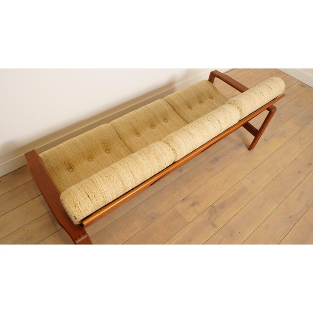 Vintage Three-Seater Sofa in Teak For Sale - Image 11 of 15