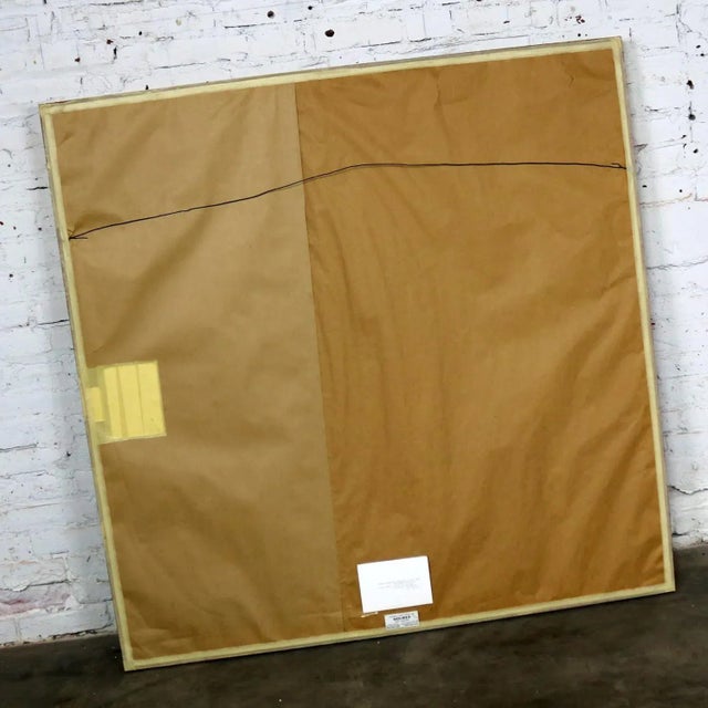 Purple Lizz Mixed Media Acrylic and Collage on Canvas by Ronald Frederick Dockter For Sale - Image 8 of 13