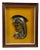 Venditti, Madonna Bronze Bas-Relief Sculpture, 1950s, Bronze and Wood For Sale