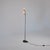 Mid-Century Modern Brass Floor Lamp with Adjustable Arms and Opaline Glass Globes, 1950s For Sale - Image 3 of 9