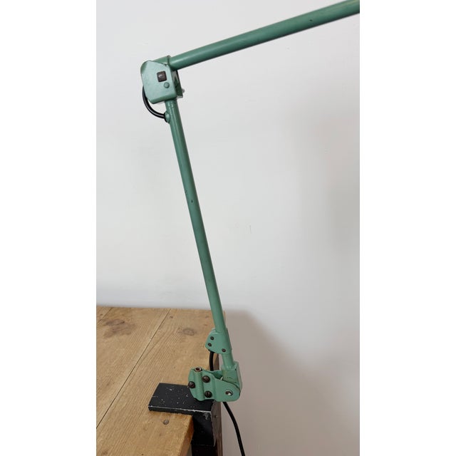 Green Industrial Workshop Desk Lamp by Curt Fischer for Midgard, 1950s For Sale - Image 16 of 18