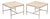 Paul McCobb Travertine Top Side Tables, Pair For Sale