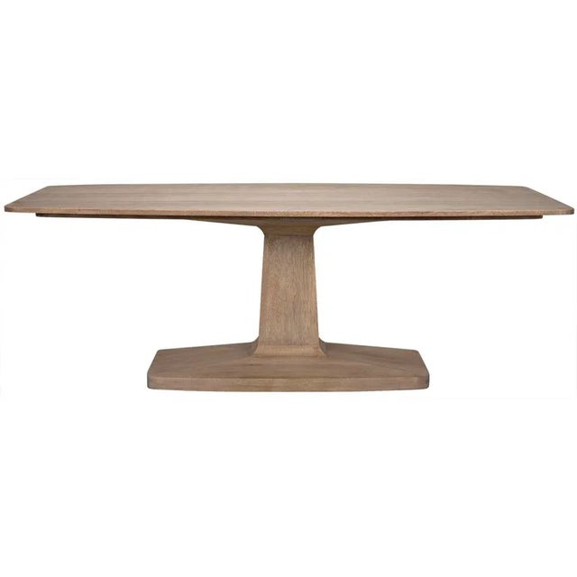 NOIR Travis Table, Washed Walnut For Sale - Image 11 of 11