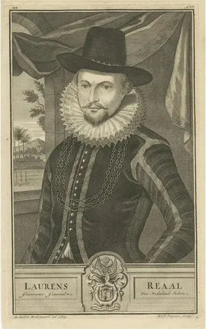 Balen, Laurens Reaal: Eminent Governor-General of the VOC in the Dutch East Indies, 1724, Print