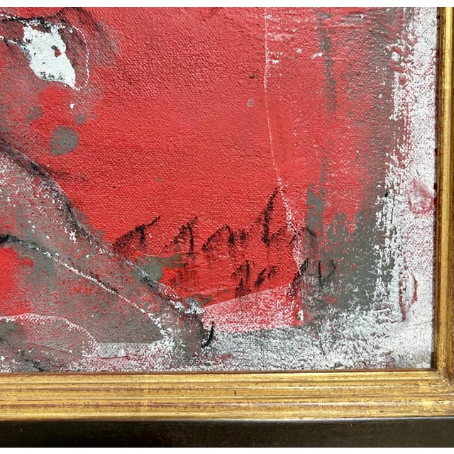 Early 21st Century Alexis Gorodine, French Neo Expressionist Mixed Media Impasto Dancing Painting Alexis Gorodine, 2010 For Sale - Image 5 of 5