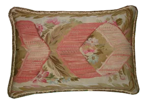 Circa 1860 Antique French Aubusson Pillow